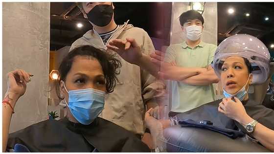 Vice Ganda, pinakita ang kanyang hair makeover sa salon ni Ryan Bang