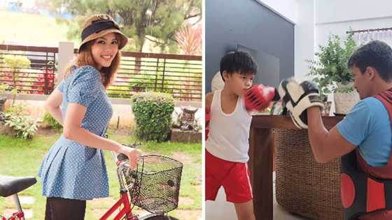 Neri Miranda, ibinahagi ang video ni Miggy na nagtetrain mag-boxing