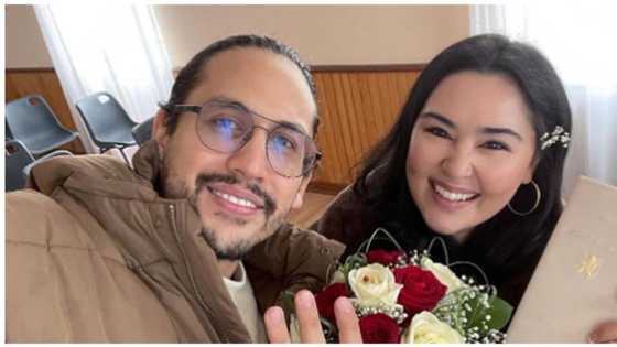Gwen Zamora at basketball player na si DJ Semerad, ikinasal na sa France