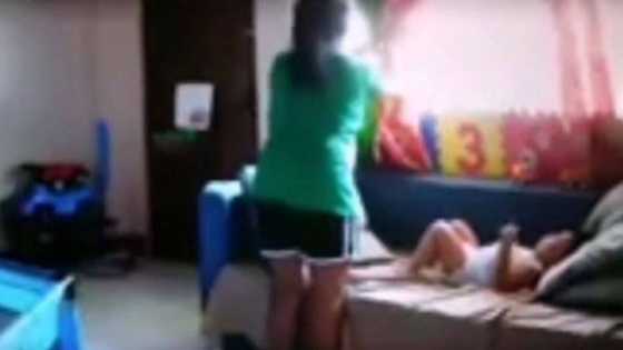 Iyak ng baby sa video na sinasaktan ng yaya dahil naistorbo pag-cellphone, dumurog sa puso ng netizens