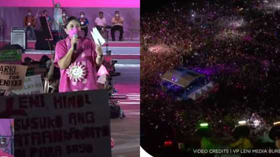 Drone shots, video ng 220K-attendees ng Pampanga rally ni VP Leni Robredo at Sen. Kiko Pangilinan, viral