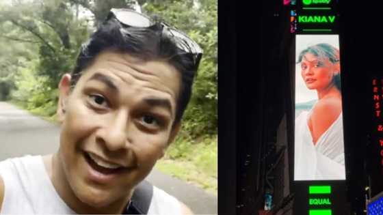 Gary Valenciano, proud na proud sa anak na na-feature sa New York’s Times Square billboard