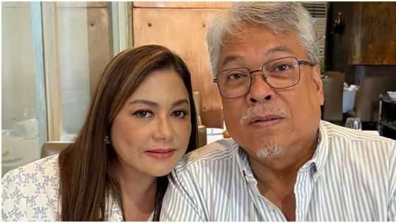 Dina Bonnevie receives flowers from husband DV Savellano on Mother's Day