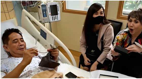 Alodia’s parents get emotional over surprise gift at hospital