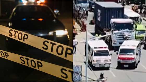 Rider, patay matapos magulungan ng truck; angkas na babae, naputulan ng paa
