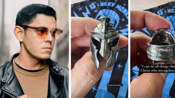 Richard Gutierrez, ibinida ang singsing niya na may Bible verse