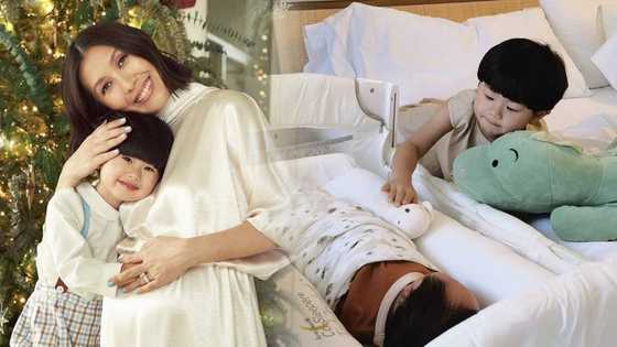Liz Uy posts adorable photos of Xavi taking care of baby Matias