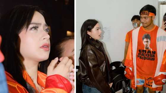 Jillian Ward, pinanood ang boxing match ni Eman Bacosa Pacquiao