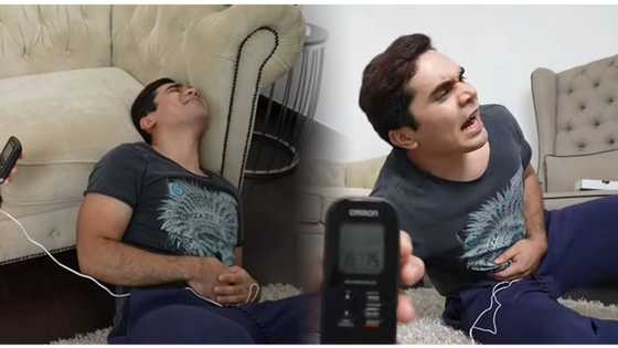 Hashim Alawi, napagulong sa sakit nang subukan ang pregnancy simulator