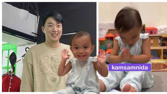 Sarina Hilario, tuwang-tuwa sa regalo ng ninong niyang si Ryan Bang: "Kamsamnida"