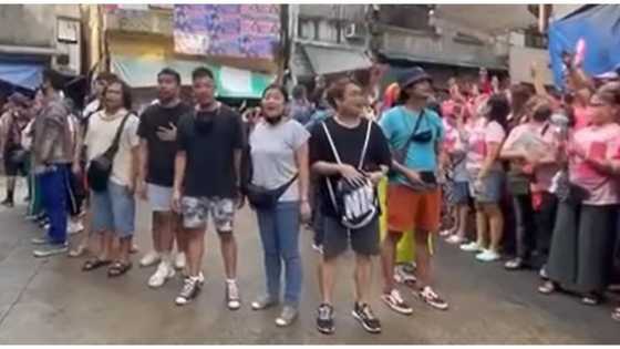 Video ng flash mob ng mga Kakampink theater actors sa kalsada, viral