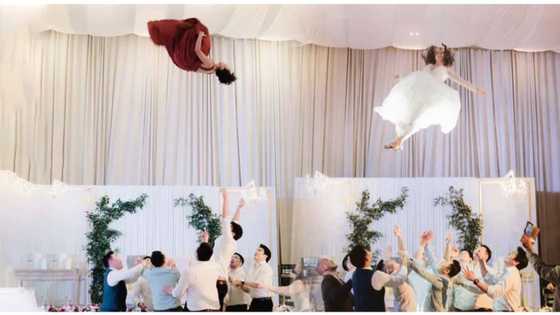 Kakaibang wedding reception sa Quezon City, viral sa social media