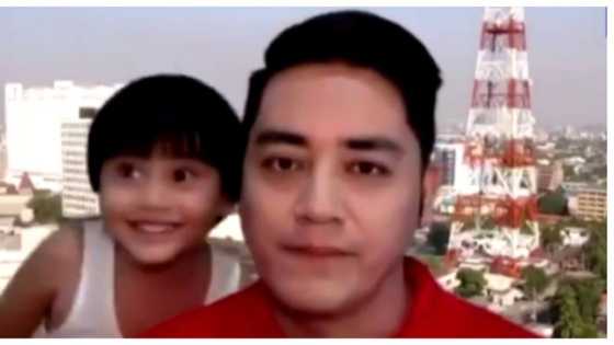 Cute! Anak ng reporter, "nag-hello" habang live ang ama na nag-uulat