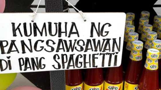 Witty community pantry patok sa netizens: "Kumuha ng pang-umagahan, di pang leche flan"