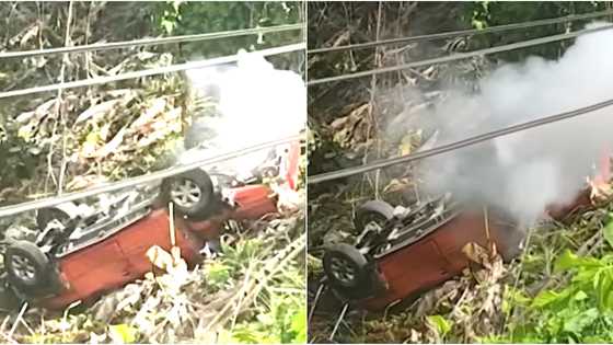 Pikcup falls on a deep roadside in Capiz, 5 wounded