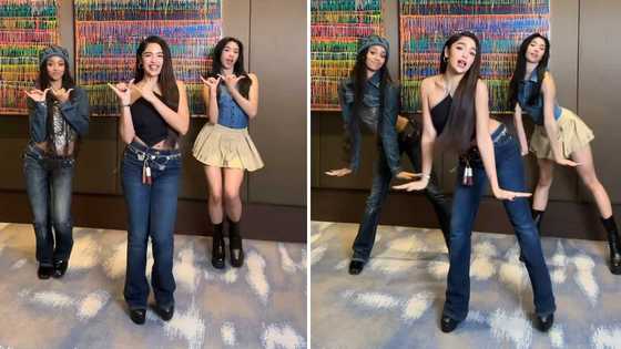 Andrea Brillantes dances 'Touch' with Katseye's Sophia & Manon