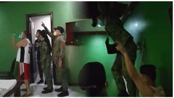 Misis, umakyat sa kisame ng motel para magtago matapos mabuking ni mister