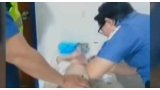 Bulag na baby na nilalanggam na, inabandona at nasagip sa kalsada