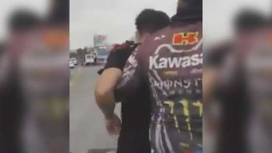 Video of Grab rider's heroic rescue of guy who tried to jump from flyover goes viral