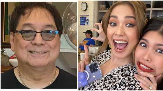 Joey de Leon, ipinakita ang mga litrato nina Maja Salvador at Maine Mendoza sa kanyang cell phone