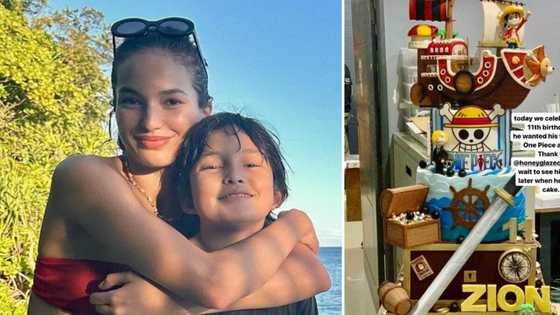 Sarah Lahbati, ibinida ang bonggang cake na ipinagawa para sa 11th birthday ni Zion