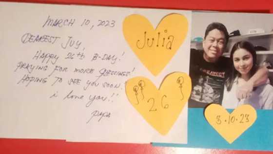 Dennis Padilla, may pa-birthday card para kay Julia Barretto: "Praying for more blessings"