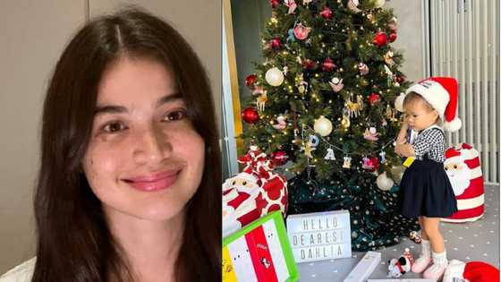 Anne Curtis shares adorable pic of baby Dahlia as “Santa’s little helper”