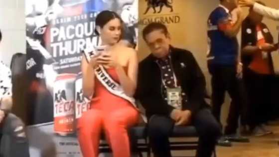 Video of sleepy Chavit Singson beside Catriona Gray goes viral