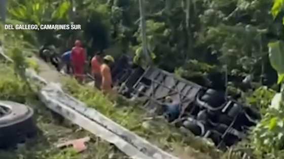 4 dead, 23 hurt after passenger bus plunges into ravine in Camarines Sur
