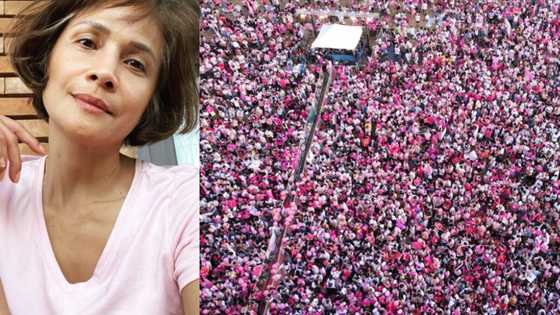 Agot Isidro, nawindang sa aerial drone shot ng Cavite rally ni VP Leni Robredo