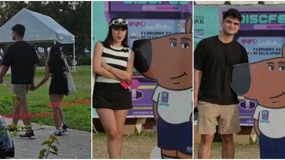 Andrea Brillantes at Sam Fernandez, spotted na holding hands while walking