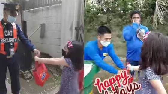 Scarlet Snow Belo, namigay ng pagkain sa mga workers sa kanilang village