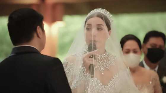 Reaksyon ng guests sa wedding vows nina Ara Mina at Dave Almarinez, huli sa isang video