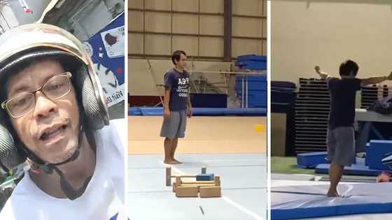 Mark Andrew Yulo, ibinida video niya na tumatambling kahit may edad na