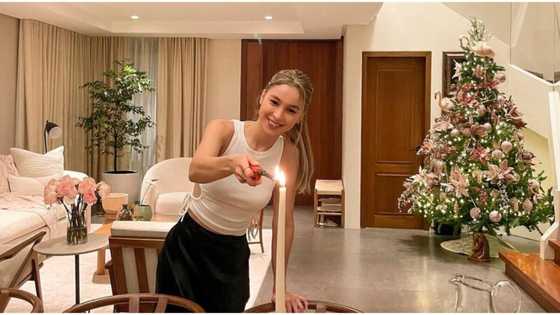 Julia Barretto, ipinasilip ang magarbong Christmas tree sa kanyang bahay