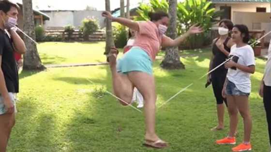 Mamshie Sylvia Sanchez, proves age doesn't matter when it comes to Chinese garter
