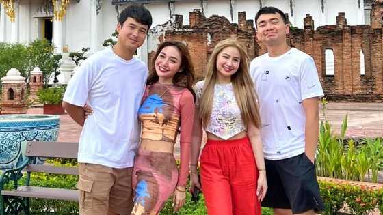 Xian Gaza bonds with Jerome Ponce and Sachzna Laparan in Thailand