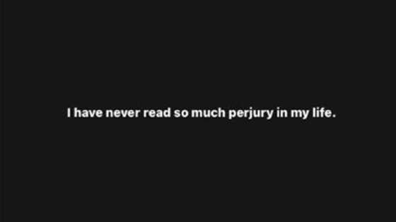 Maggie Wilson, naghinaing: "I have never read so much perjury in my life"