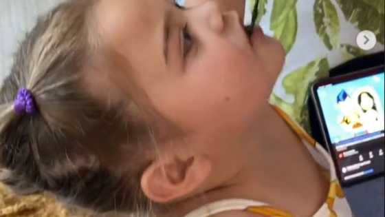 Pokwang shares video of Malia happily snacking on vegetables