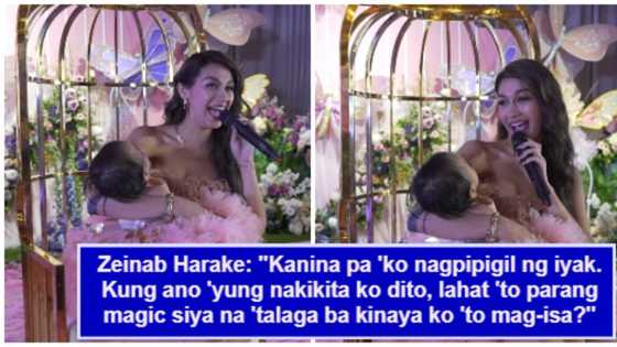 Zeinab Harake, naging emosyonal sa birthday party ng anak niyang si Bia