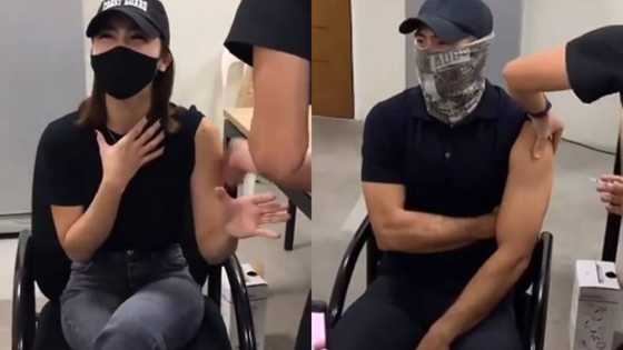 Julia Barretto, Gerald Anderson, sabay nagpa-vaccine; hulicam ang sweetness