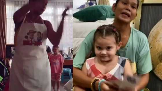 Netizens, naaliw sa reaksyon ni Malia habang nagti-TikTok si Pokwang: "Natulala si Tisay"