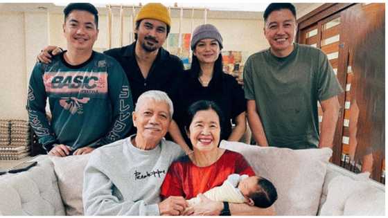 Joem Bascon at Meryll Soriano, pinakilala ang baby nila sa pamilya ng aktor