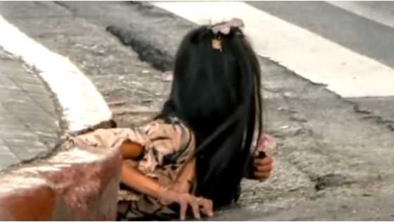 Babaeng nag-viral matapos lumabas sa isang imburnal sa Makati, binigyan ng P80,000 ng DSWD