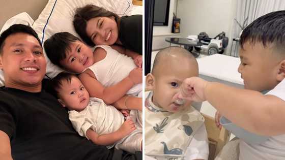 Scottie Thompson shares adorable video of Aster feeding Austin