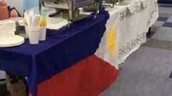 Fact check: PH flag used as a tablecloth for SEA Games 2019