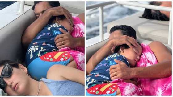 Derek Ramsay posts heartwarming photos with wife Ellen Adarna and Elias