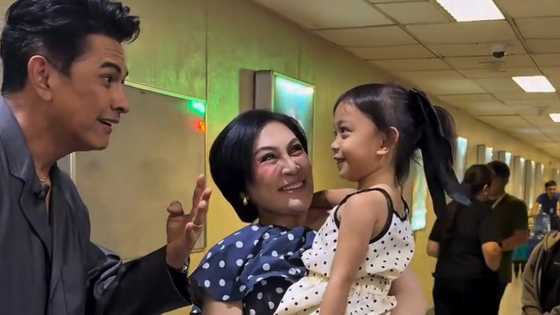 Video ng pagkikita ni Sarina at ng kanyang Ninang Sharon, viral online