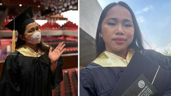 Hidilyn Diaz gets emotional as she graduates from college: “Inabot din ng 16 years”