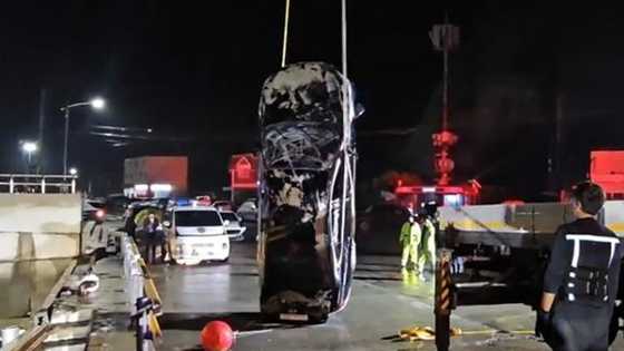 Father kills his wife and their two children after driving their car into the sea